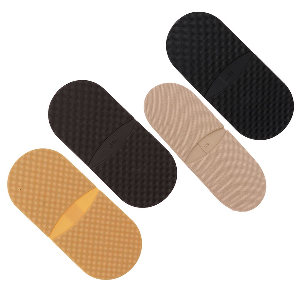 Pair Rubber Glue On Heels Shoe Sole Repair Anti Slip Tips Pad Replacement