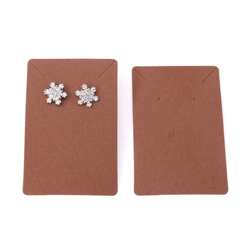 50 stücke 6x9cm Ohrringe und Halskette Anzeige Karten Karton Ohrring Paket Hängen Schild Karte für Ohr Nieten ohrring Halsketten