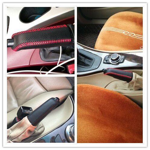 Cubierta de freno de mano embellecedora para decoración Interior de coche, empuñaduras de freno de mano para BMW E46, E90, E92, E60, E39, E36, F30, F34, F10, F20