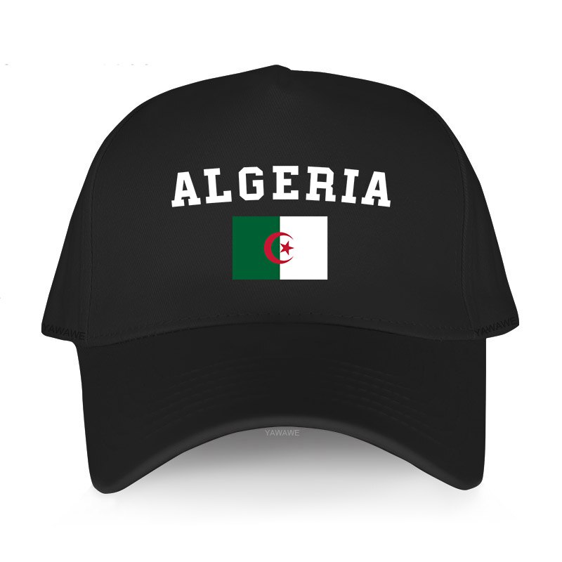 Flaga algierii czapki baseballowe letnie słońce algieria czapki moda regulowana czapka męska