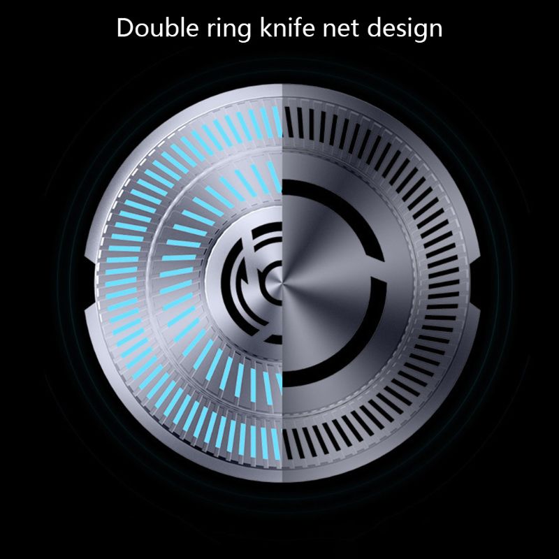 5 In 1 Men Electric Shaver Grooming Kit 5-Headed Beard Razors Nose Hair Trimmer Waterproof USB Rechargeable Head Clipper