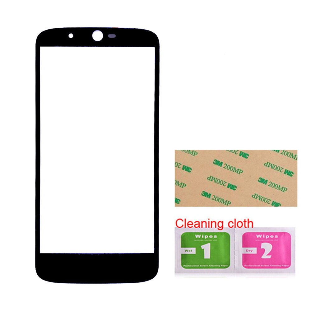 Mobile Front Panel Glass For Acer Liquid Zest Plus Z628 Front Glass Outer Glass Cover Panel Replacement (No touch Screen): Black