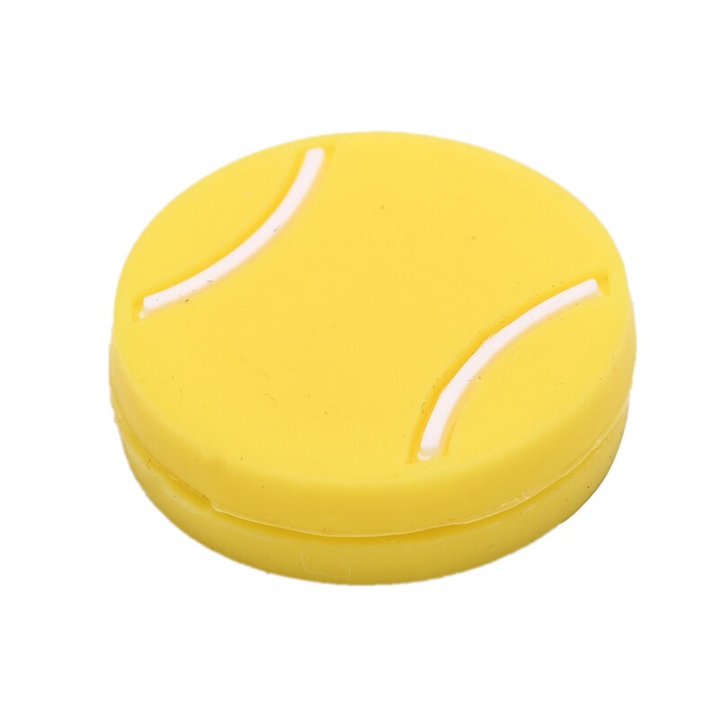 1 Uds amortiguador de Raqueta de Tenis amortiguador para reducir los Tenis vibración de Raqueta amortiguadores Raqueta Tenis Pro brazalete personal: yellow