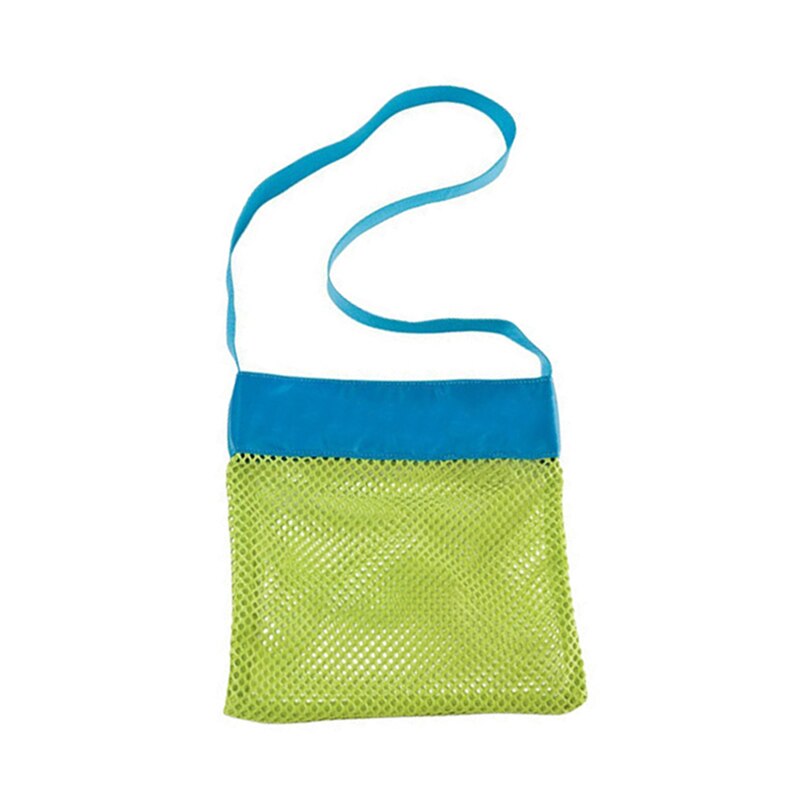 Children Supplies Toy Bag for Storage Outdoor Beach Toys Foldable Oxford Mesh Cloth Lightweight Sundry bag Green Blue 1 Pcs