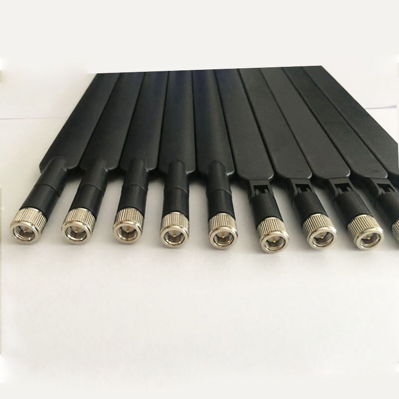 Mærke 5 dbi sma han 4g lte huawei router antenne  (2 stk i en pakke ) b593 b310 e5186: Sort