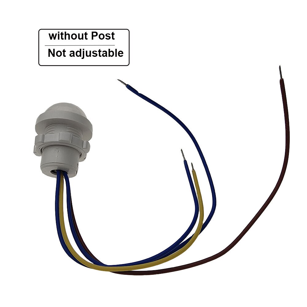 Interruptor de luz con Sensor infrarrojo PIR, interruptor inteligente LED, 110V, 220V, Sensor de movimiento, encendido y apagado automático: C