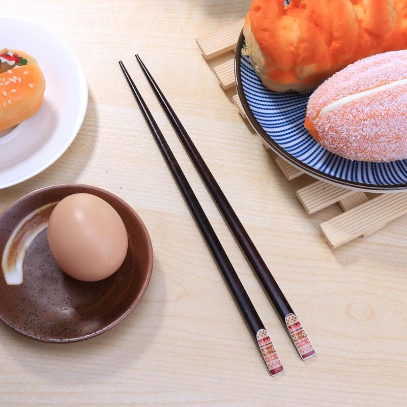 Naturlig håndlagde tre spisepinner verdi servise spisepinner spisepinner i japansk stil