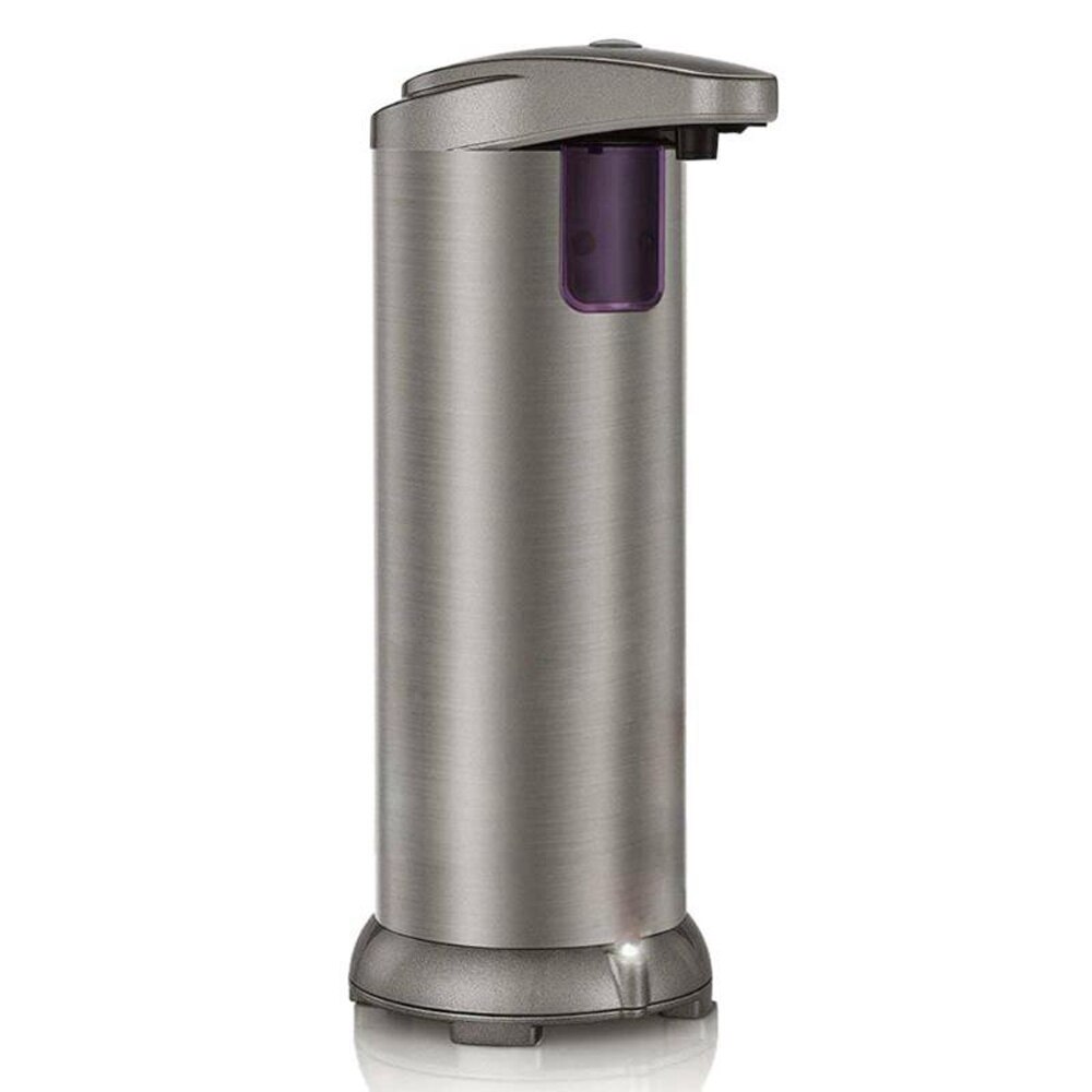 Dispenser automatico di sapone a infrarossi per bottiglie di sapone per mani in ABS con sensore in acciaio inossidabile da 250ML: Default Title