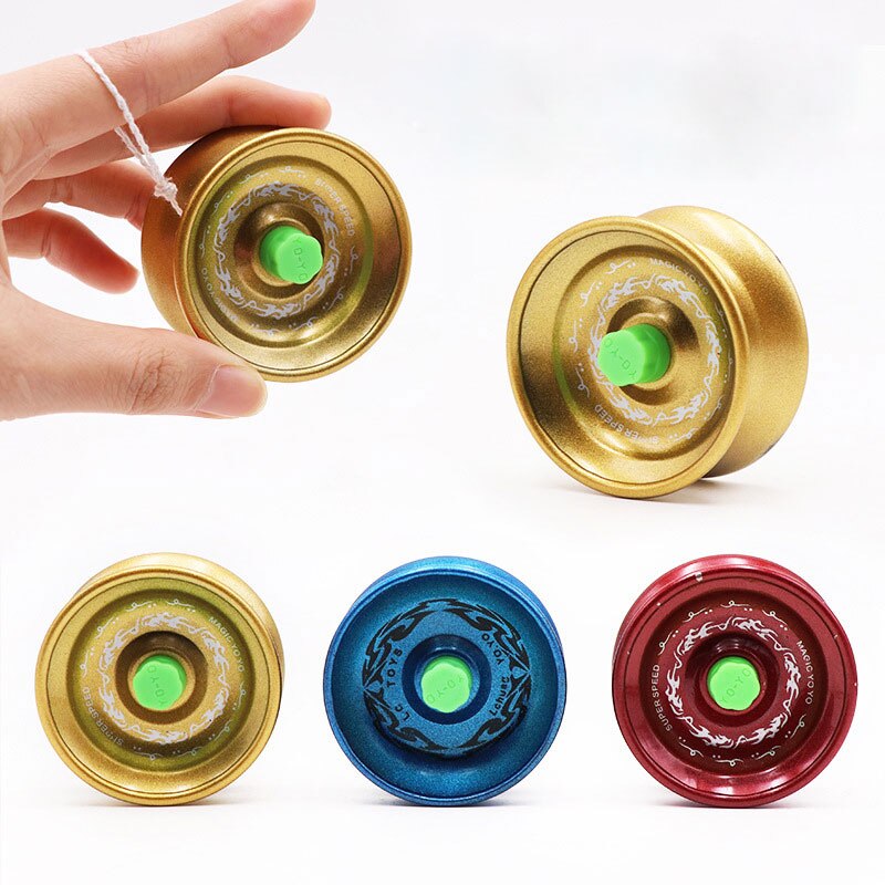 Professionele Yoyo Responsieve High-Speed Aluminium Yoyo Cnc Draaibank Met Spinning String Smalle C Sized Lager Klassieke Speelgoed