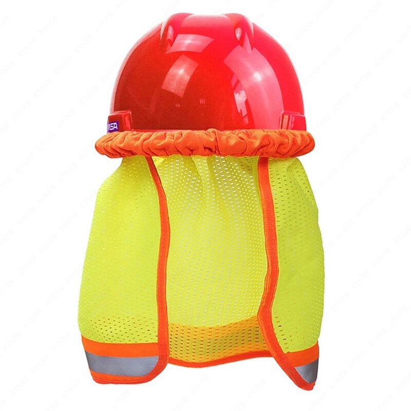 Veiligheid Reflecterende Streep Hals Shield Veiligheid Hard Hat Cap Zonnescherm Beschermende Helmen Werkplek Veiligheid