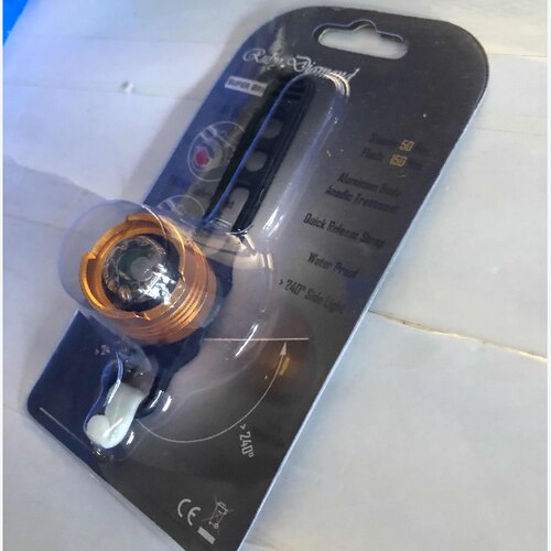 Bicycle Rear Light Aluminium Bicycle Super Bright LED Lights Front Rear Tail Helmet Flashing Lamp Waterproof Safety Warning Lamp: white 8X15X5