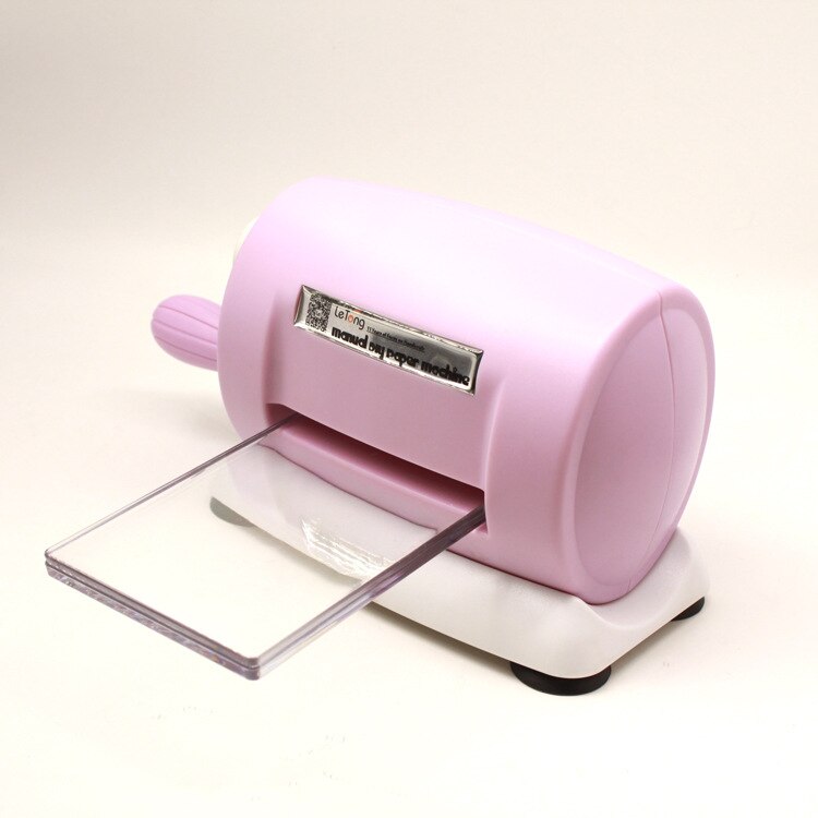 Holle snijder big shot stansmachine reliëfmachine scrapbooking snijder stans papiersnijder stansmachine doe-het-zelf gereedschap voor thuis: Lichtpaars