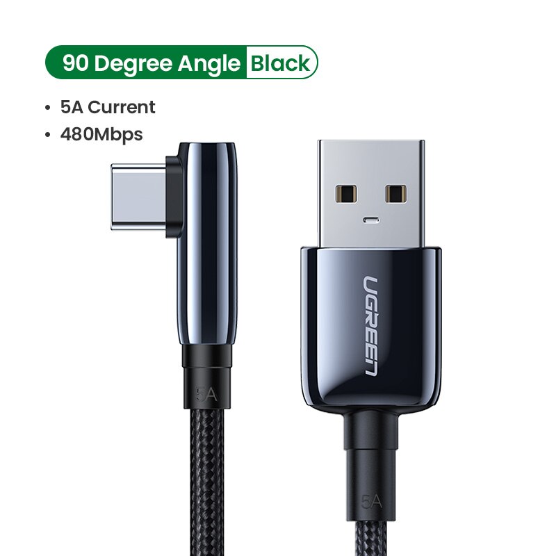 UGREEN 5A USB Tipo C Cavo Veloce Sovralimentare 40W USB C Carica Rapida 3.0 Tipo-C USB Veloce cavo di ricarica per Huawei Compagno di 30 pro P30: 1m