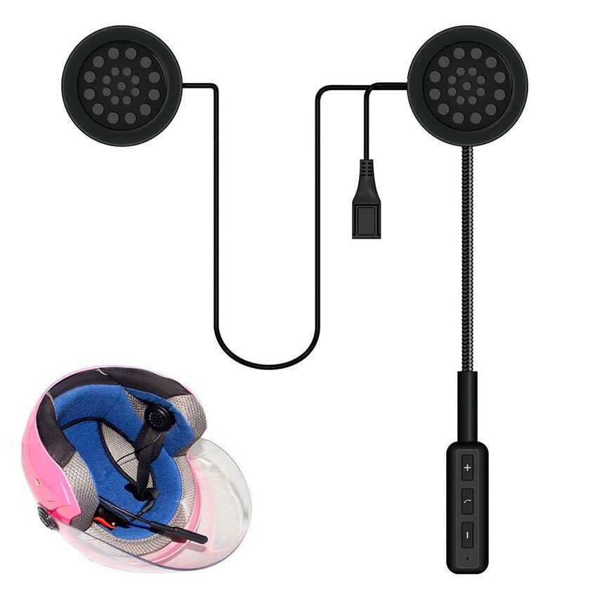 Helmet Motorcycle Headset Wireless Bluetooth Speaker Music For MP3 MP4