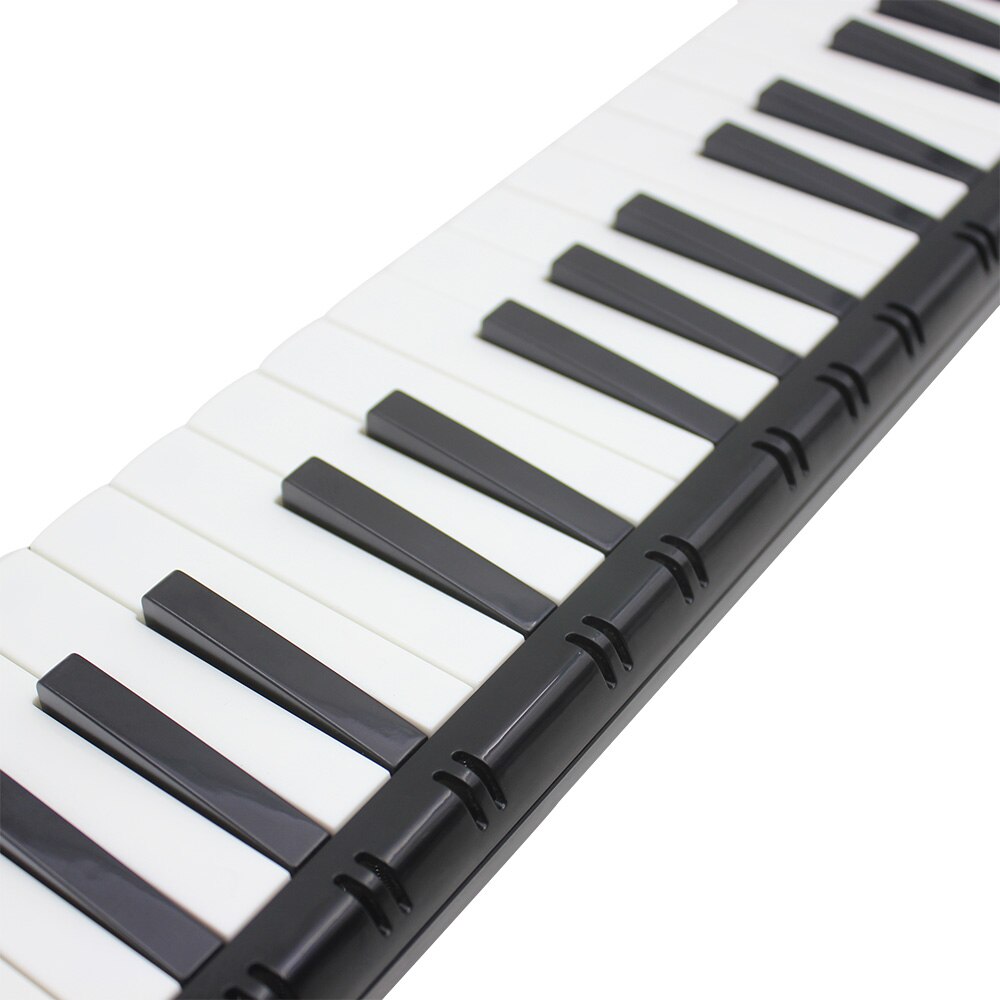 Student Instructor 37 Key Melodica Piano Style Harmonica + Oxford Bag Lovers Toy Musical Instrument playing melodica black