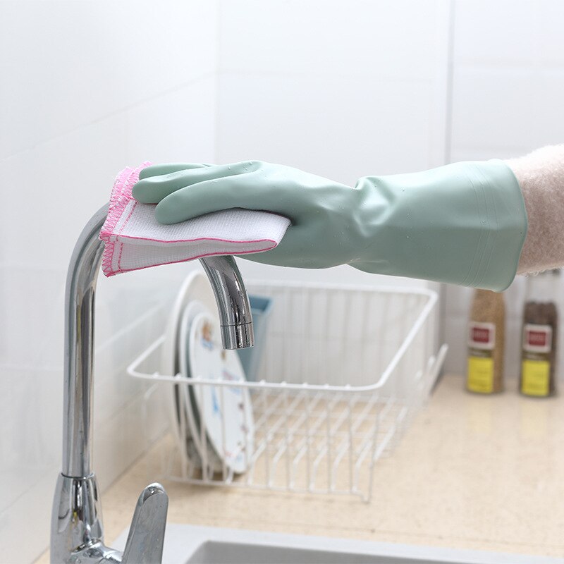 Huishouden Dunne Latex Handschoenen Keuken Rubber Schoonmaken Kom Kleren Wassen Rubber Waterdichte Huishoudelijke Handschoenen