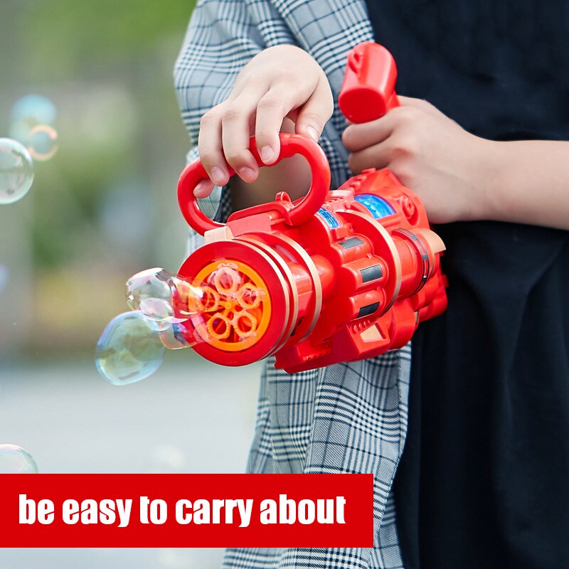 Elektrische Bubble Machine Multifunctionele Sound Lichte Muziek Automatische Bubble Blower Speelgoed M09