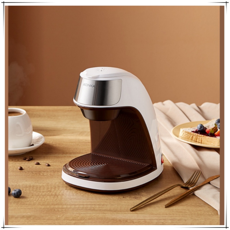 Cafetera eléctrica por goteo para el hogar, pequeña máquina de preparar té para oficina, cafetera portátil