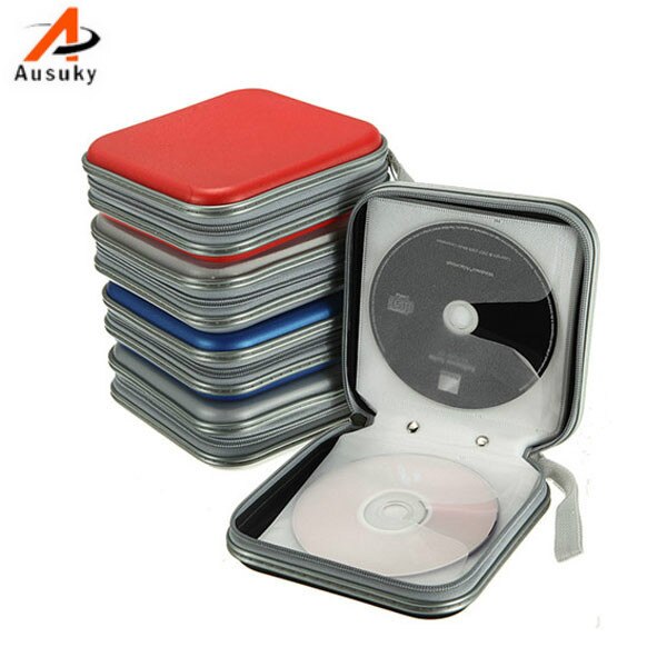 Een Ausuky Draagbare 40 Disc Capaciteit DVD CD Case voor Auto Media Opslag CD Tas-15