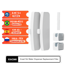 Originalt xiaomi smart kæledyrsvanddispenser filtersæt drikkefontæne automatisk lydløs vanddispenser steriliseringsfiltersæt