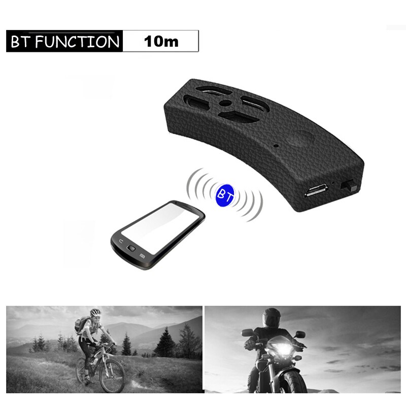 2Pcs Bluetooth Motorfiets Speaker Fiets Motorhelm Draadloze Outdoor Riding Stereo Waterdicht Boombox Mini Subwoofer