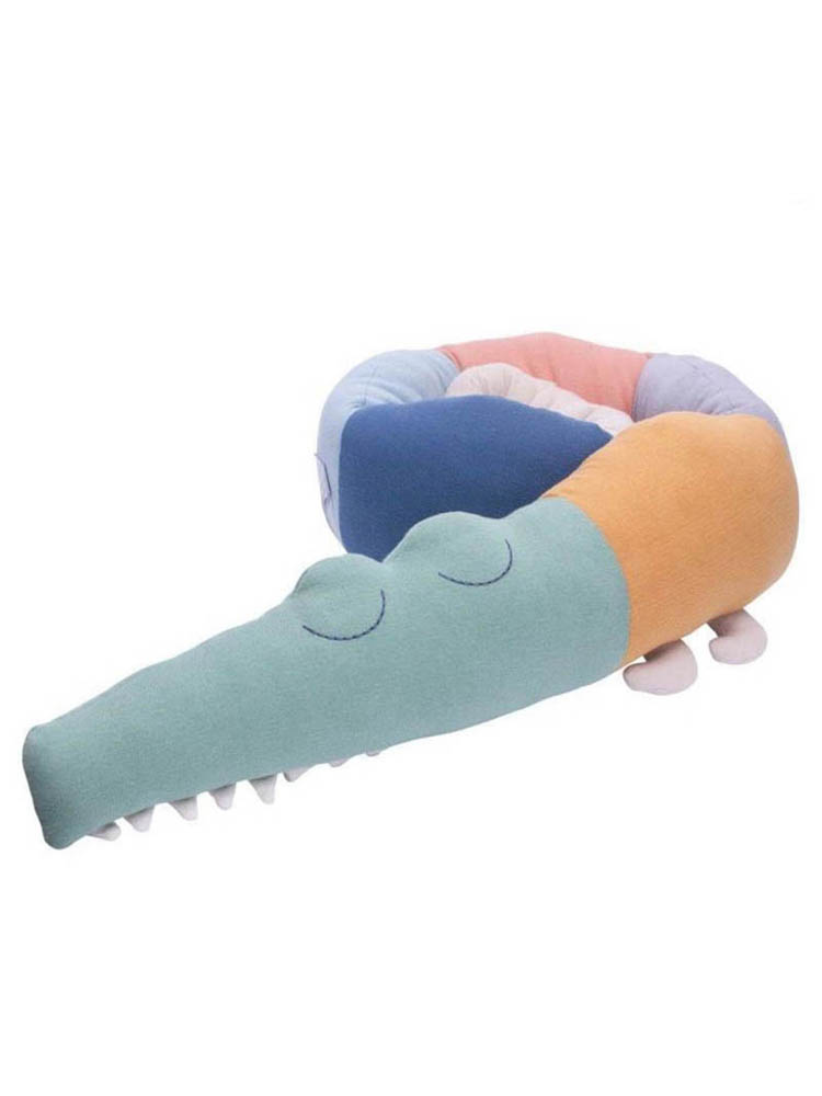 185Cm Krokodil Kussen Bumper Baby Peuter Wieg Hek Bed Decoratie Baby: color crocodile