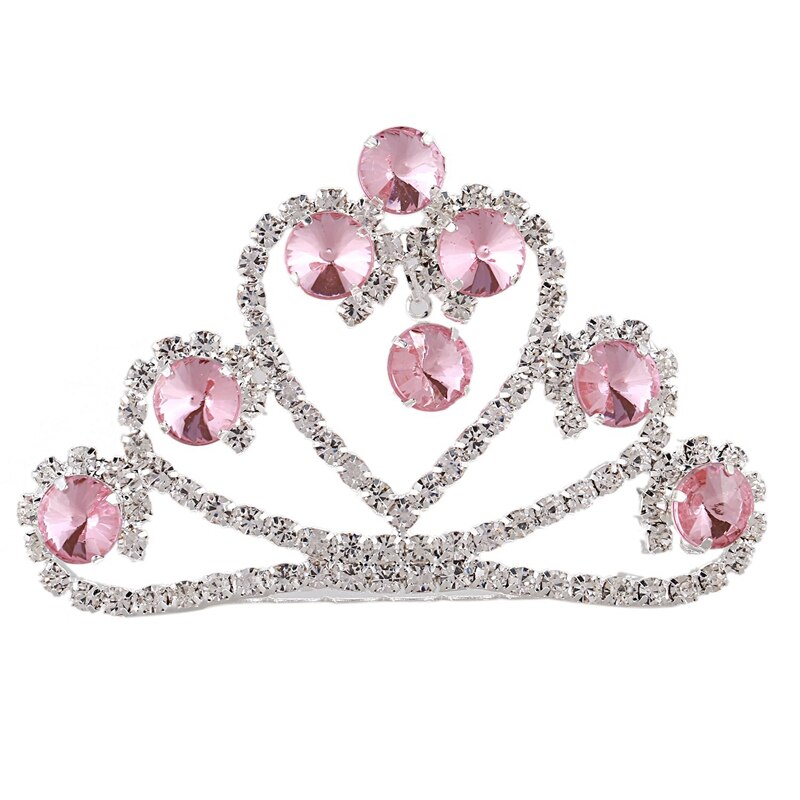 Prom Queen Tiara volwassenen, barokke kroon afgeronde vintage gouden strass hoofddeksel bruids haaraccessoires voor vrouwen