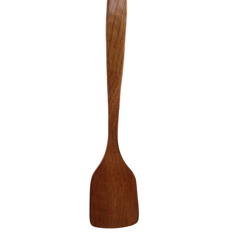 Solid Wood Spoons Spatula Chef Kitchen Utensils Cooking Health Long-handled Nonstick Special Wooden Shovel Cooking Tools