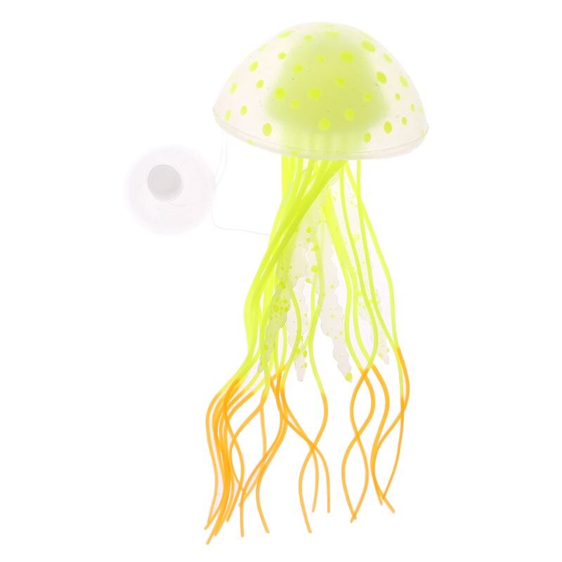 Akvarium fluorescerande manet akvarium dekoration autentisk simulering trumpet guldfisk dekoration