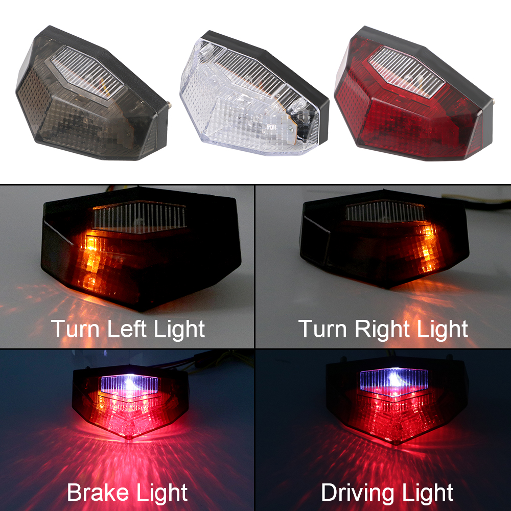 halt Bremslichter Blinker Motorrad Blinker 11 LED Rücklicht Motorrad Signalanzeige