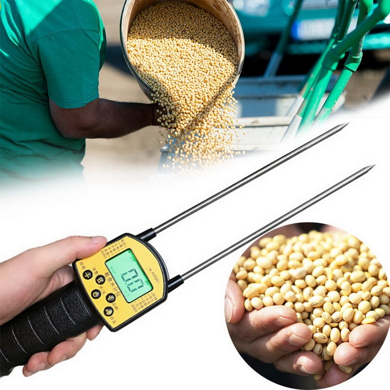 Fibre Moisture Meter Probe Humidity Tester with Extensive Probes Water Content Measure Not Included Battery