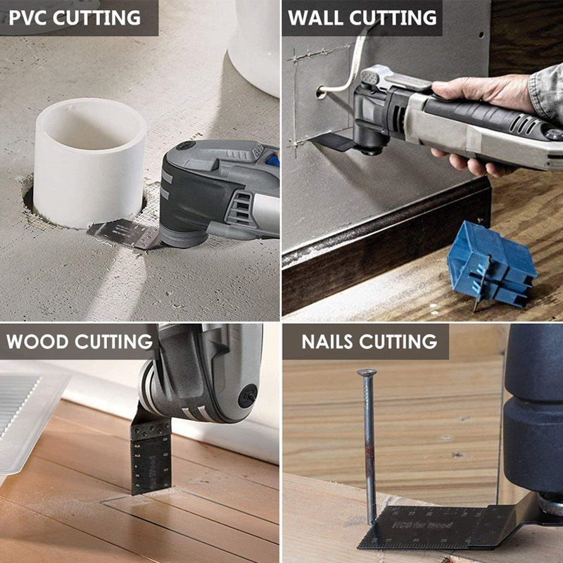 NEWONE Starlock Carbide Triangular Oscillating Saw Bldaes Grit Segmented Saw Blade For Cut Out marble Tile Gap Accessories