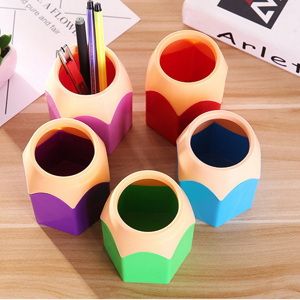 Kontor tilbehør penneholder pen organizer blyantholder container papirvarer skrivebord organizer ryddelig container kontor organizer