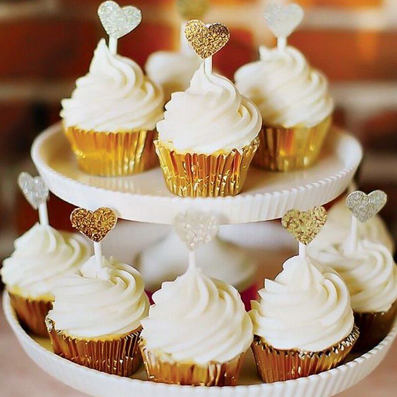 Mini rainbow 100pc cupcake liner bagekop cupcake papir muffin etuier kage æske æggetærter bakke køkken tilbehør værktøj