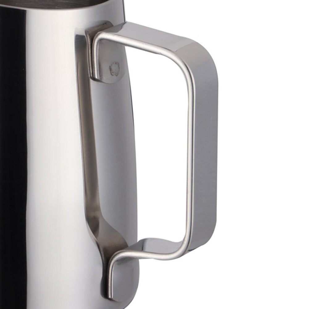 400ml rustfritt stål gjør-det-selv-kaffe espressokanne latte melkeskummende kanne espresso kaffe barista håndverkskanne kopp kaffeutstyr