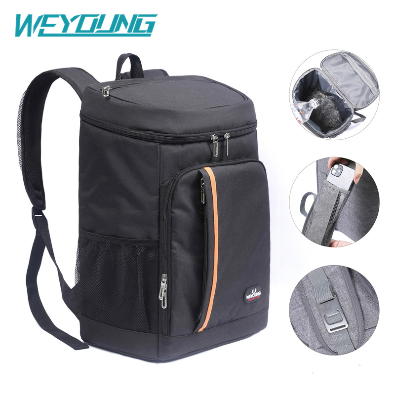 Weyoung 22L Thermal Insulated Waterproof Thickened Cooler Backpack Bag Large Outdoor Refrigerator Picnic Bag
