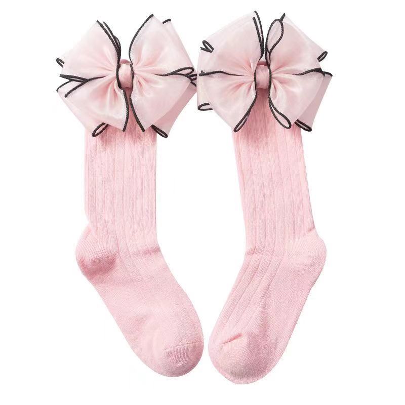 Dość miękka bawełna przyjazne dla skóry Pończochy Bowknot Dzieci dziewczynka Modis dziecięce śliczne Pończochy dla dziewczynek