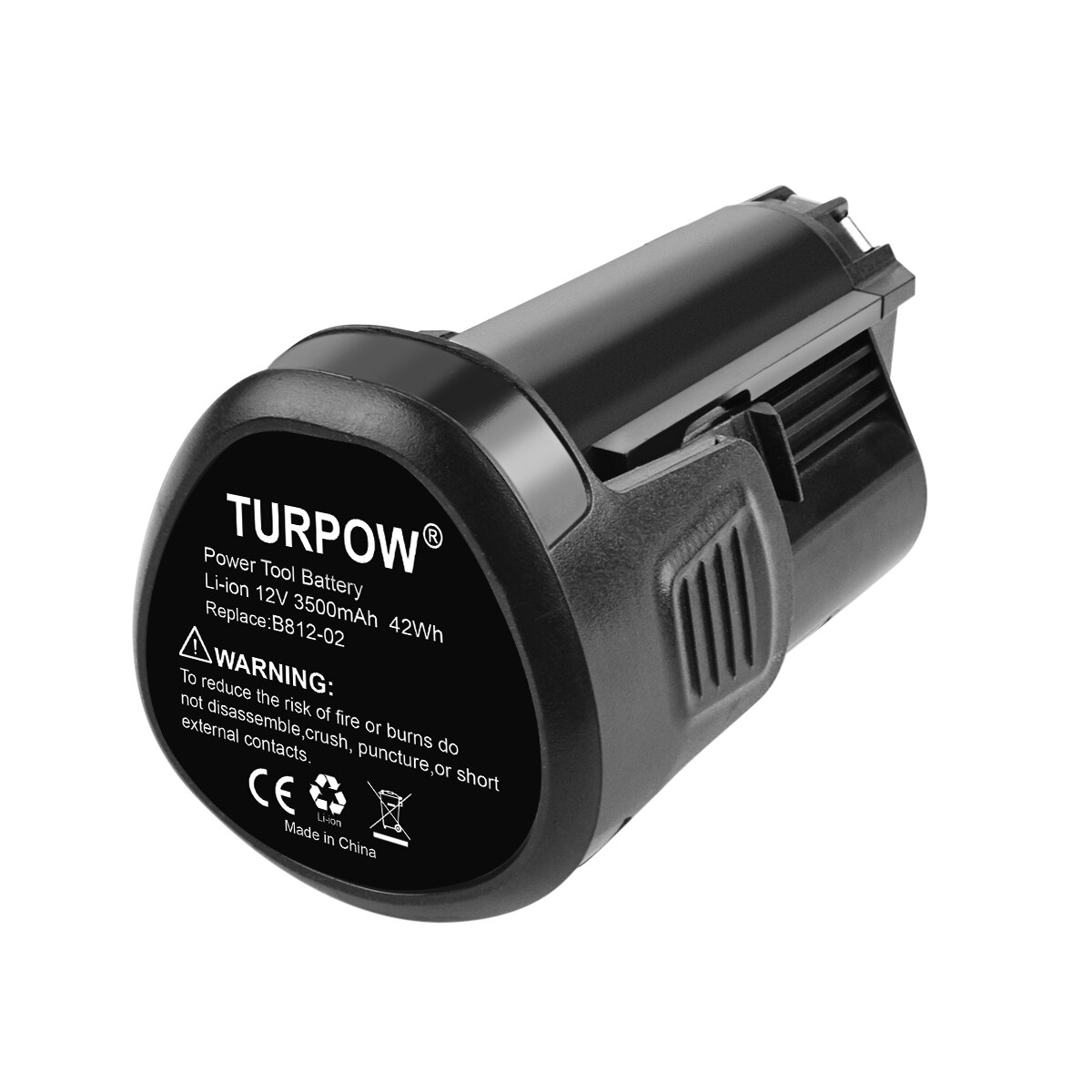 Turpow 12v 3500 8300 -ion battery for dremel 8200 8220 8220  b812-02 8200 oscillating tool replacement battery