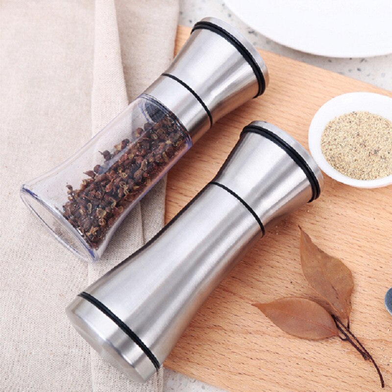 Faroot nyeste 250ml harpiks hjemme rustfritt stål manuell salt pepper krydderkvern kjøkken håndverktøy pepperkvern