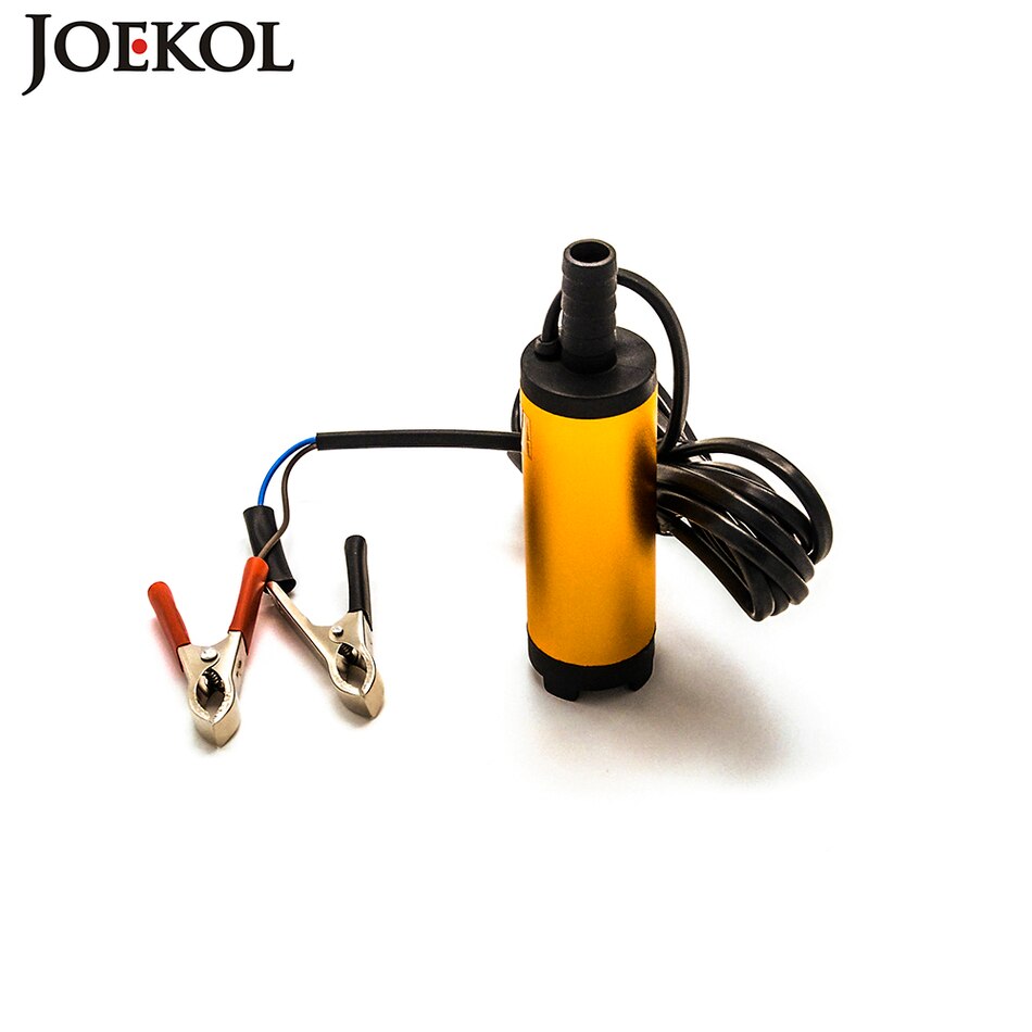 Mini 12V/24V Electric fuel transfer pump,Aluminium alloy diesel oil pump,water suction Built in Filter screen
