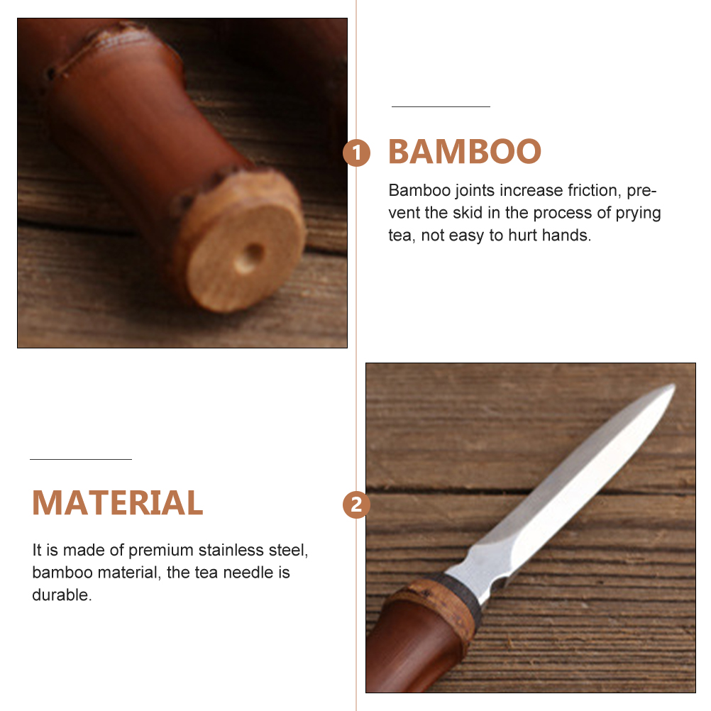 Puer Tea Cutter Steel Tea Needle Tea Prying Tool Pick Tool