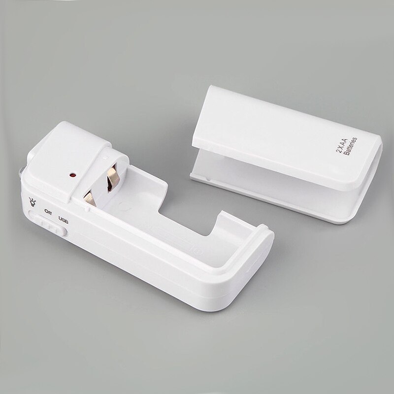 Universele Draagbare 2 Aa Batterij Usb Charger Power Bank Supply Box Outdoor Sport Camping Reizen Emergency Accessoires