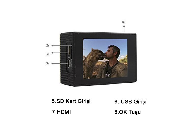 4K WIFI SPORTS ULTRA HD WATERPROOF ACTION CAMERA