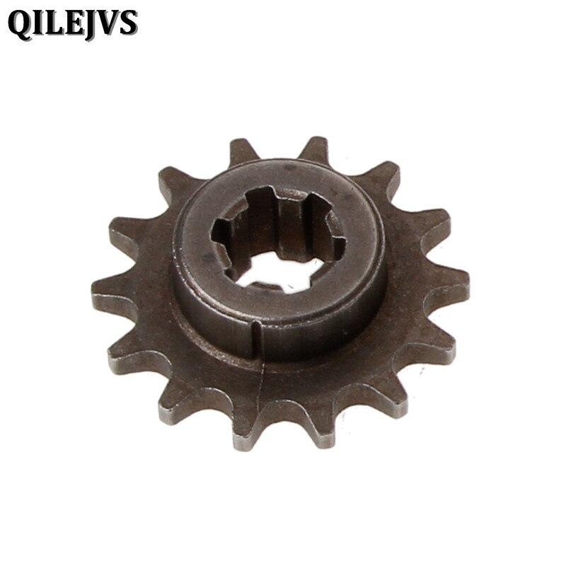 Qilejvs 47cc 49cc motorsykkel skitt sykkel  t8f 8mm 11 14 17 20 tann foran tannhjul kjede kjede tannhjul minimoto: 14