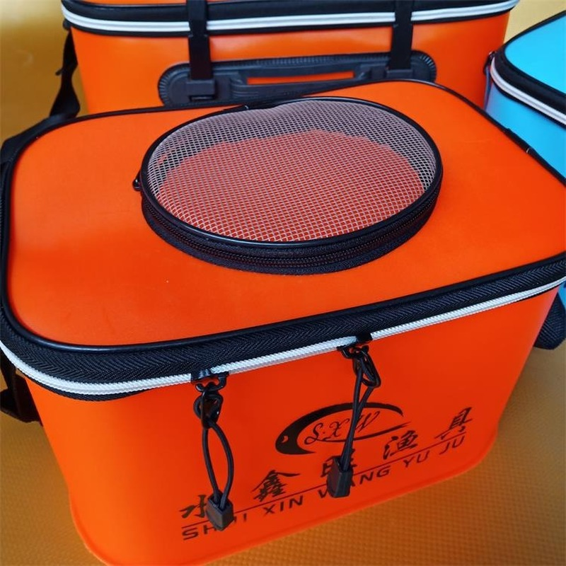 Thickened EVA live fish bucket Folding bucket Waterproof fish bucket Fishing bucket Live fish box