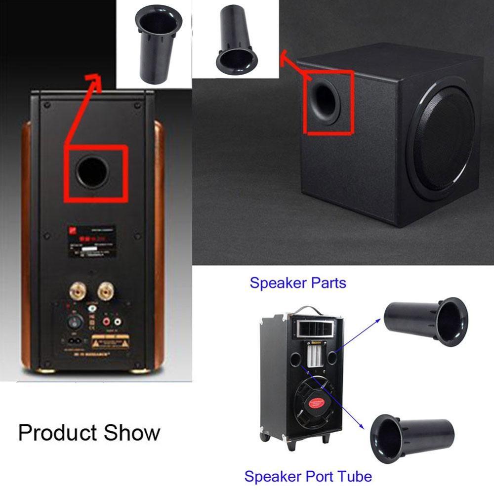 1PC Speaker Port Tube Bass Reflex Vent Ventilation Connector Woofer Subwoofer Box 53x100mm Accessories