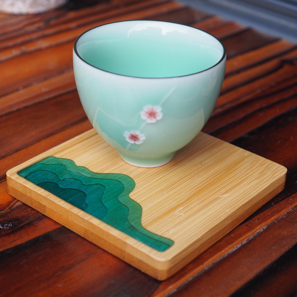 DIY Craft Mold Epoxy Resin Bamboo Coaster Molds Jewelry Ornament Table Decoration Handmade Jewelry Accessories Handcraft