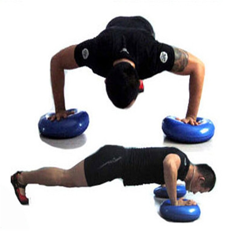 34cm Balance Disc - Yoga Stability Wobble Cushion - PVC - with Free Pump