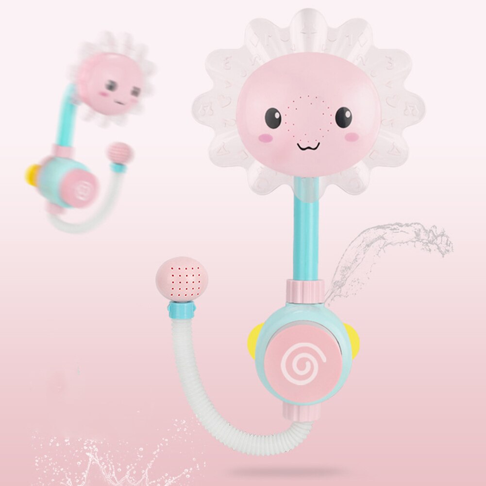 Mode Mooie Zonnebloem Kids Baby Douche Kraan Uitloop Baden Water Spelen Sprinkler Speelgoed