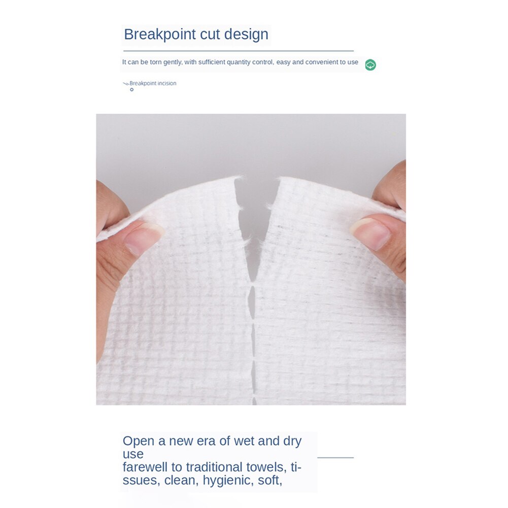 3 Rolls Disposable Cleaning Face Towel Portable Travel Cosmetic Cotton Soft Face Towel for family paper